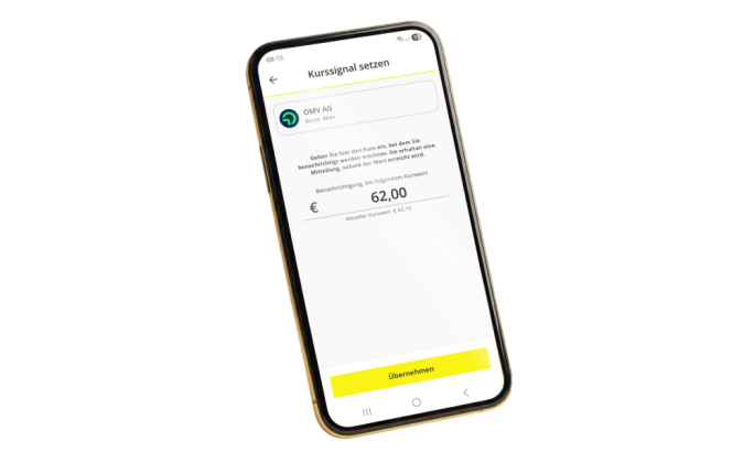 Börse 360°-App Kurssignale