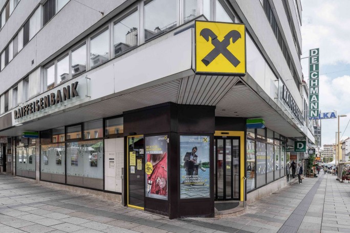 Bankfiliale Meidlinger Hauptstraße der Raiffeisen Wien Stadtbank